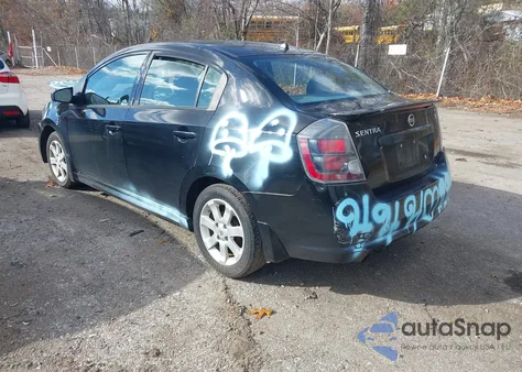 2012 Nissan Sentra 2.0 Sr из США, поврежденный, VIN 3N1AB6APXCL630213